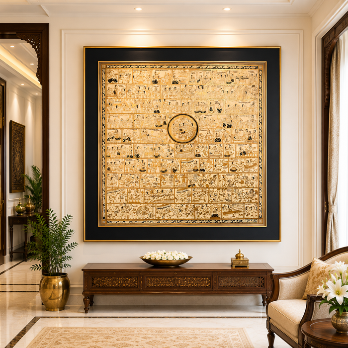 Ramayana Phad Painting · 4×4 Feet