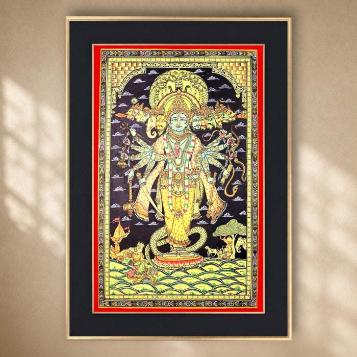 Krishna Virat Swaroop Pattachitra · 24×40 Inches