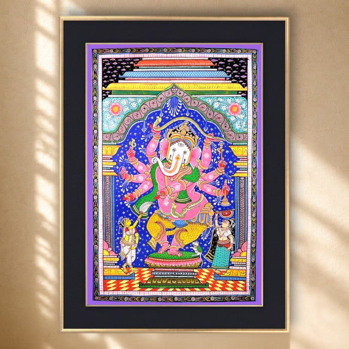 Nritya Ganapati Pattachitra · 28×42 Inches